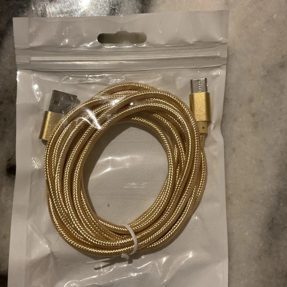 Gold USB-C Charging Cable these are the new ones that fit all phones